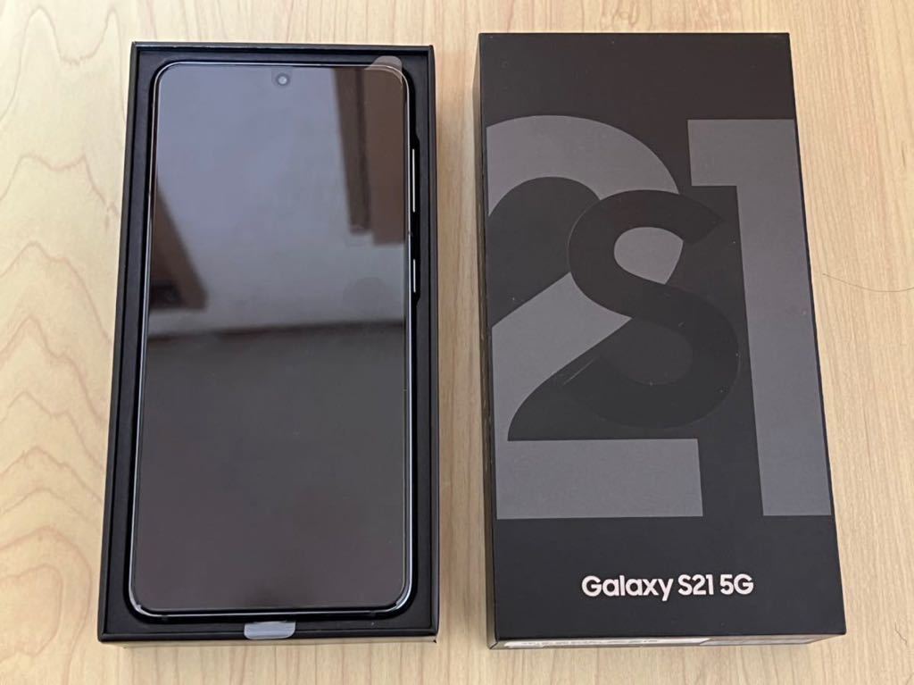 大勧め Galaxy S21 5G SCG09 au Phantom Gray新品未使用 au Galaxy ギャラクシー S21 5G SCG09 256GB ファントムホワイト SIMロック解除済み