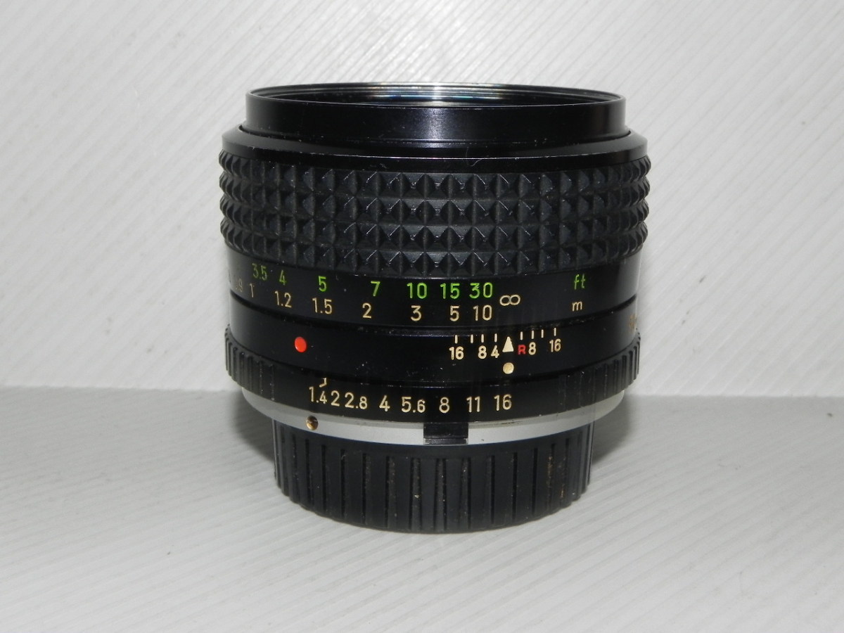 Minolta MC ROKKOR-PG 50mm/f1.4 レンズの画像1