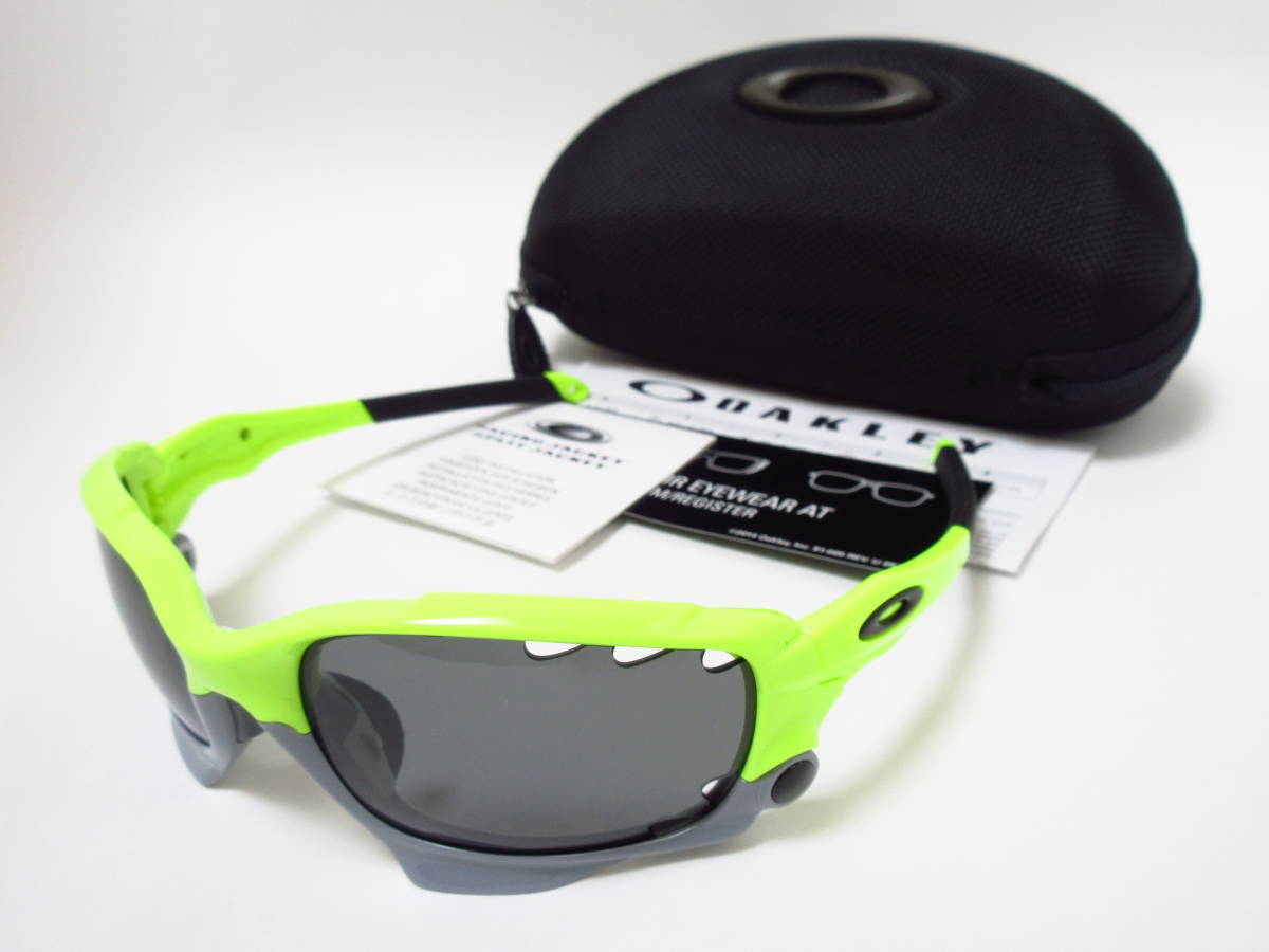 ☆国内正規品 OAKLEY RACING JACKET 他社製Black偏光レンズ
