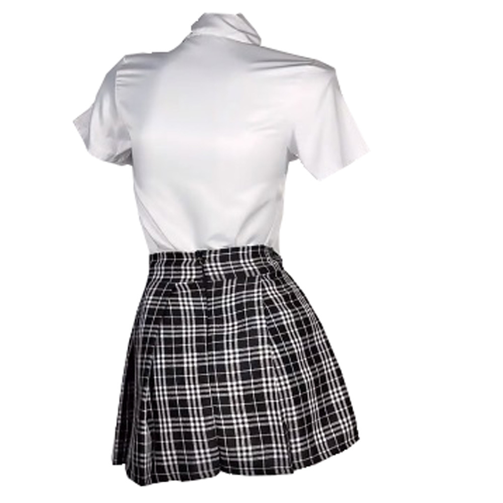 コスプレ セクシー 制服 学園コスチューム 衣装 夏服 半袖 スカート 5点セット