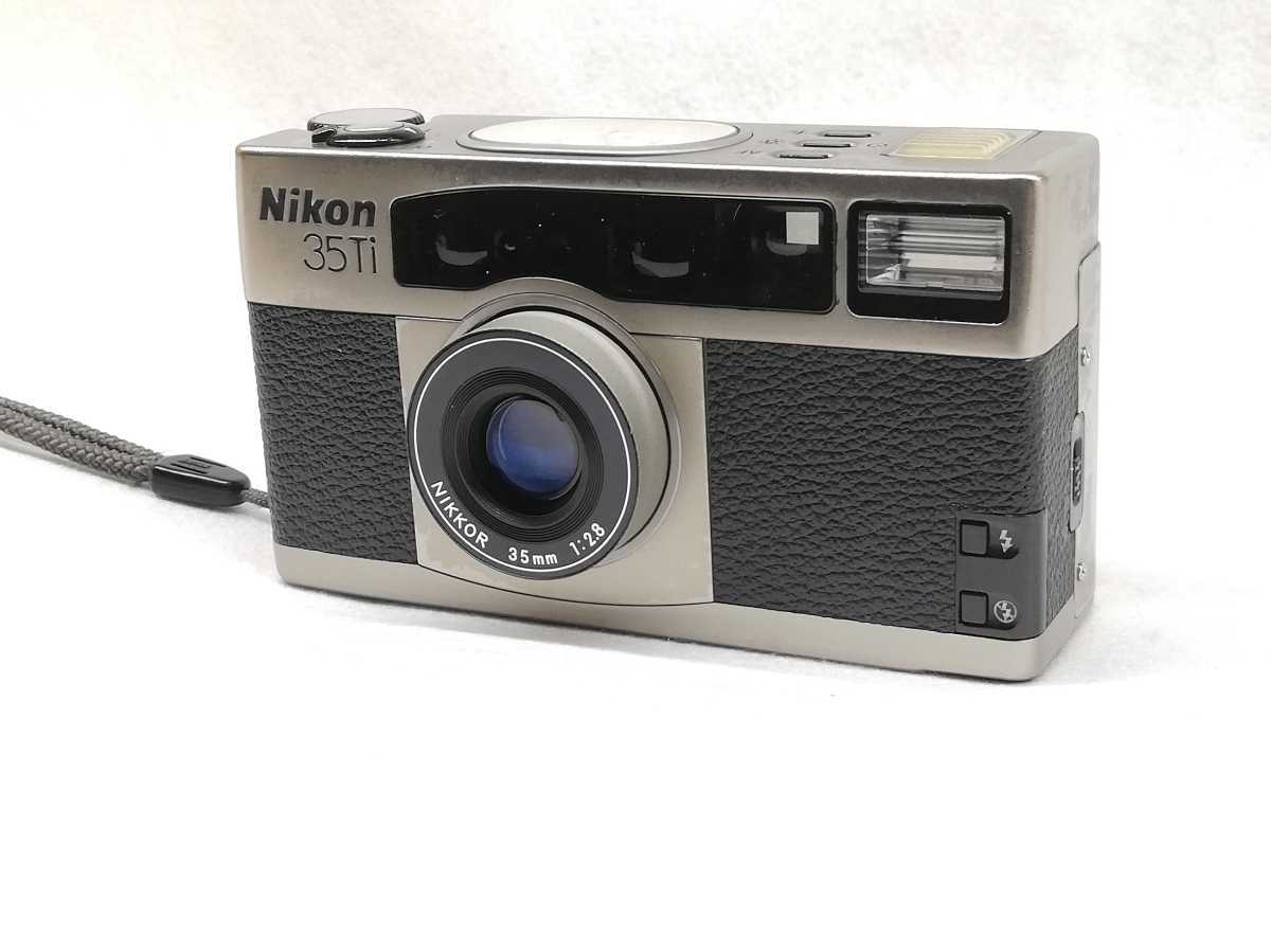 Nikon 35Ti ニコン コンパクトカメラ フィルムカメラ【ジャンク扱い修理前提または部品取りとしてご購入ください】 NIKKOR 35mmF2.8_画像1