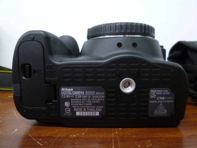 Nikon ニコン D3400 DX VR AF-P NIKKOR 18-55mm F3.5-5.6G 70-300mm F4.5-6.3G 一式 セット 元箱付 簡易動作確認済 激安1円スタート_画像8
