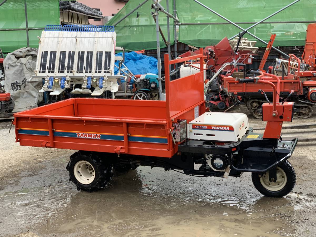 大阪☆YANMAR 3輪 ダブルタイヤ 運搬車 TG162 エンジン GA160SCK 大阪☆YANMAR 3輪 ダブルタイヤ 運搬車 TG162 エンジン GA160SCK