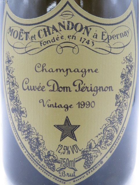 未開栓 洋酒 ドン・ペリニヨン ヴィンテージ 1990 Dom Perignon