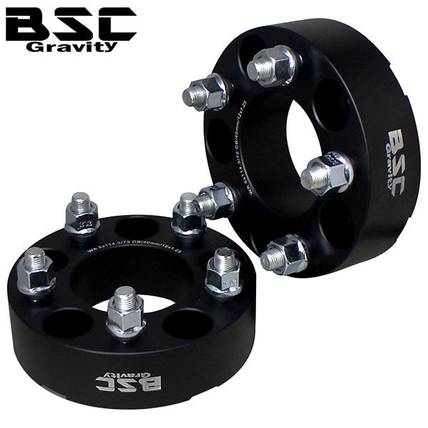ワイドトレッドスペーサー【40mm】2枚組 PCD114.3 5H P1.25 ハブ径73