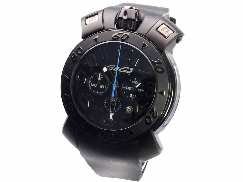 ガガミラノ【GaGa MILANO】クロノ48MM(8012.01)メンズ腕時計 Box・説明書・Gカード_画像2