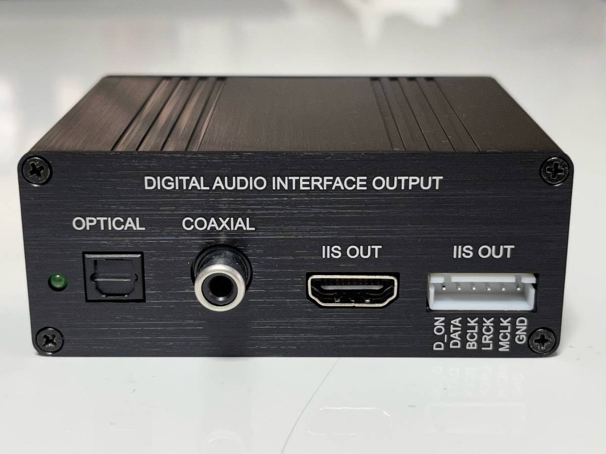 HDMI →DAC 変換インターフェース i2s(IIS) / 光 / 同軸 (S/PDIF HDMI →DAC 変換インターフェース i2s(IIS) / 光 / 同軸 (S/PDIF