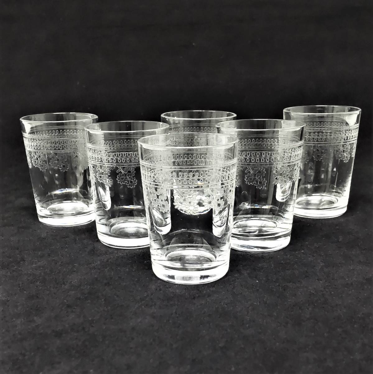美品*BACCARAT オールドバカラ ショット グラス リキュール 6客セット