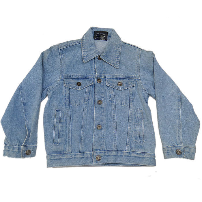 セール SALE usa All State Collection デニム ジャケット Gジャン キッズ 子供用 ブルー 青 XLサイズ 【DENIM-A-10/XL】_画像1