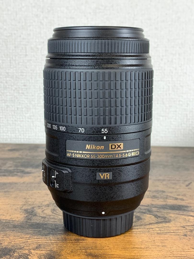 完動品 Nikon AF-S 55-300 VR DX 望遠レンズ フィルタ付-