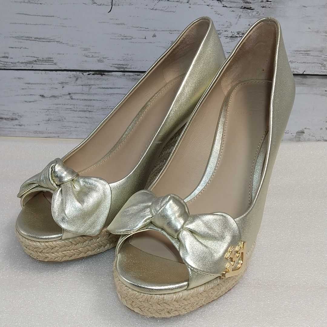 新品未使用】TORY BURCH トリーバーチ ウェッジソール パンプス 23-