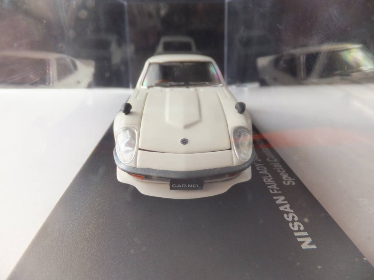 CAR-NEL　NISSAN　FAIRLADY　240ZG　Special　Customized　Edition　　White　1/43　　1　of　1500pcs._画像3