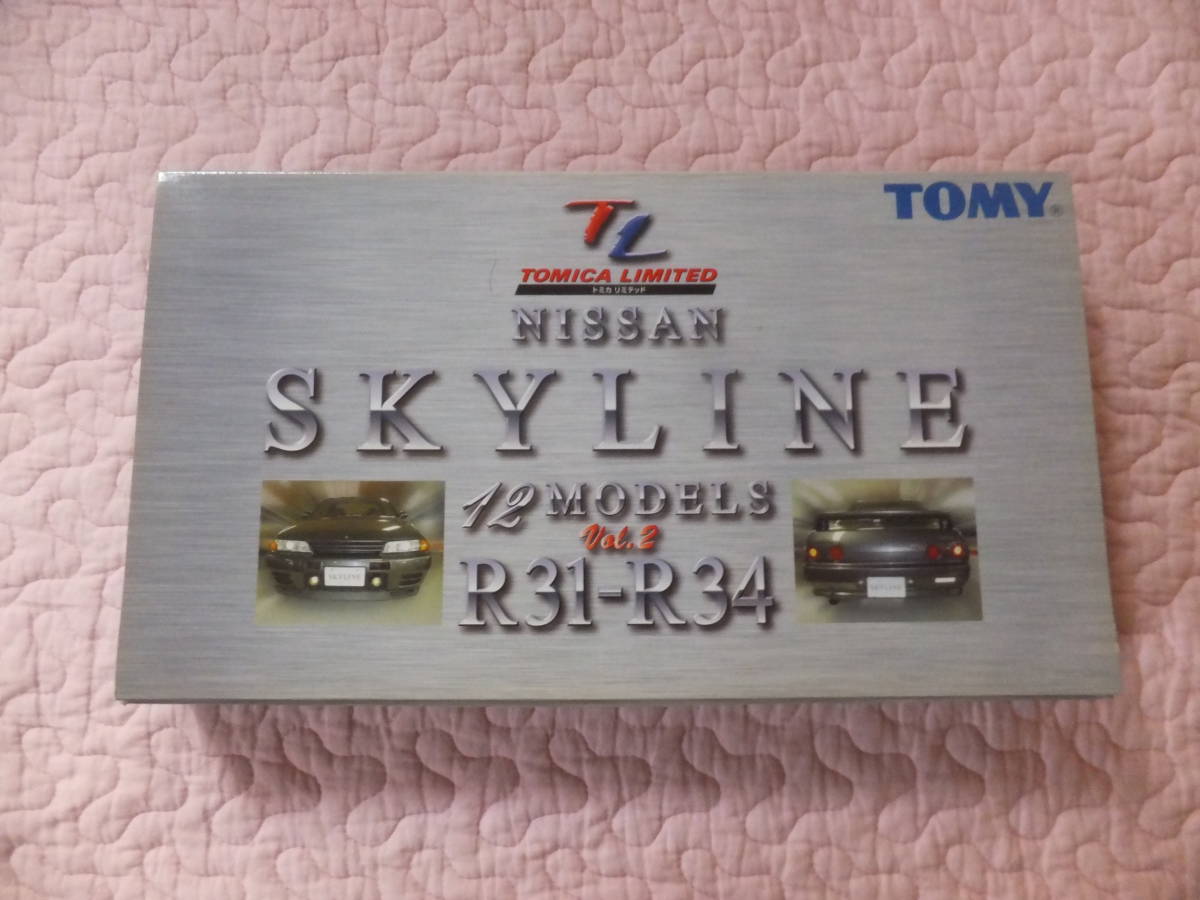 高級ブランド トミカリミテッド　NISSAN　SKYLINE　12MODELS　Vol.2　R31-R34 トミカリミテッド