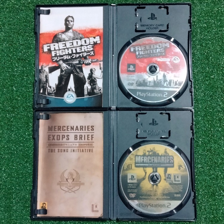 PS2ソフト『フリーダムファイターズ』+『マーセナリーズ』2本セットまとめ売り#難あり