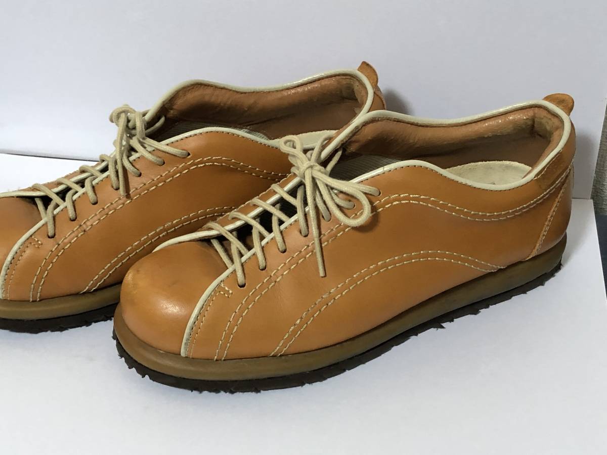 ★USED★ カンペール ぺロータス PELOTAS ARIEL ベースボール /ビルケンソール キャメル 39★ CAMPER_画像1