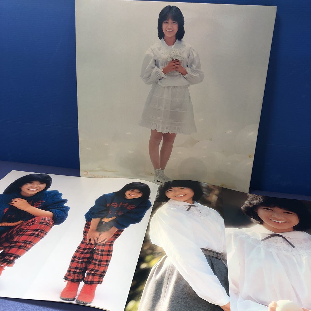 堀ちえみ 少女 ホワイトレコード 昭和アイドル 帯付LP 見開きジャケット レコード 5点以上落札で送料無料M_画像4