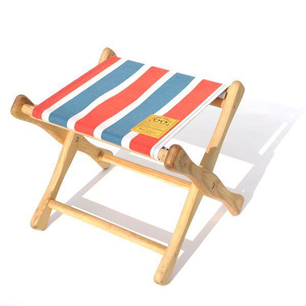 新品 EI STOOL RETRO STRIPE 折りたたみチェア | nort.swiss