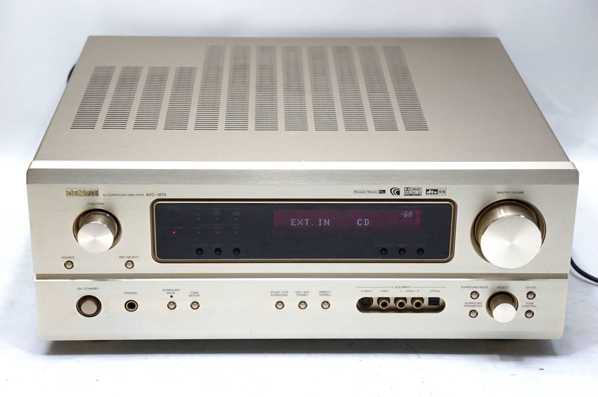 有名な高級ブランド DENON AVC-1870 通電可 AVサラウンドアンプ