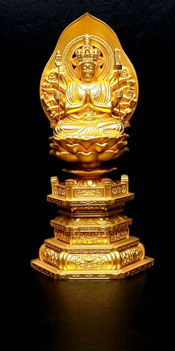 高岡銅器 牧田秀雲作 千手観音菩薩 水晶 仏像 www.pn-tanjungkarang.go.id