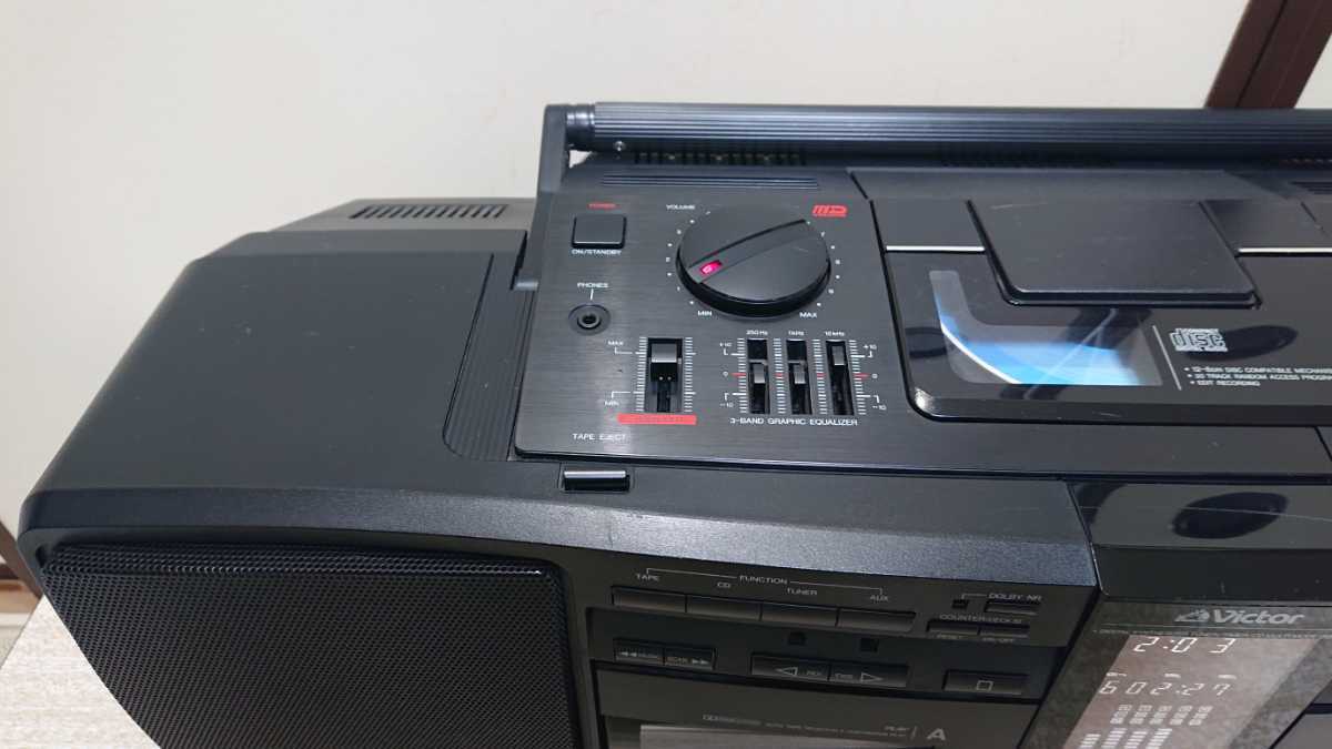 Victor ビクター CDポータブルシステム CDラジカセ RC-X90 純正 Victor ビクター CDポータブルシステム CDラジカセ RC-X90 純正