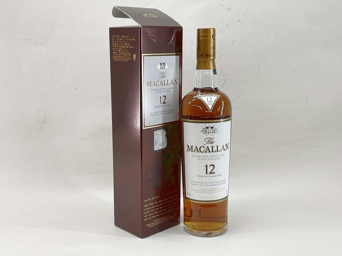 マッカラン 12年 旧ボトル サントリー酒類 シェリーオークカスク 700ml-