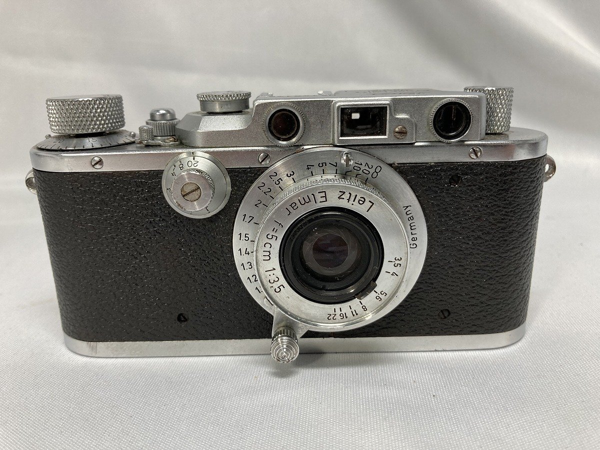 ジャンク Leica ライカ フィルムカメラ レンジファインダー Ernst Leitz Wetzlar D.R.P. LeitzElmar f=5cm 1:3.5 レンズ 動作未確認[15653_画像2