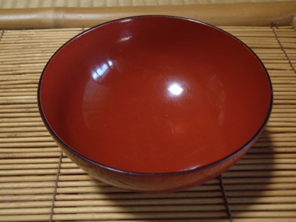 食器　お椀　漆器　朱　無地　傷なし　４個セット_画像2