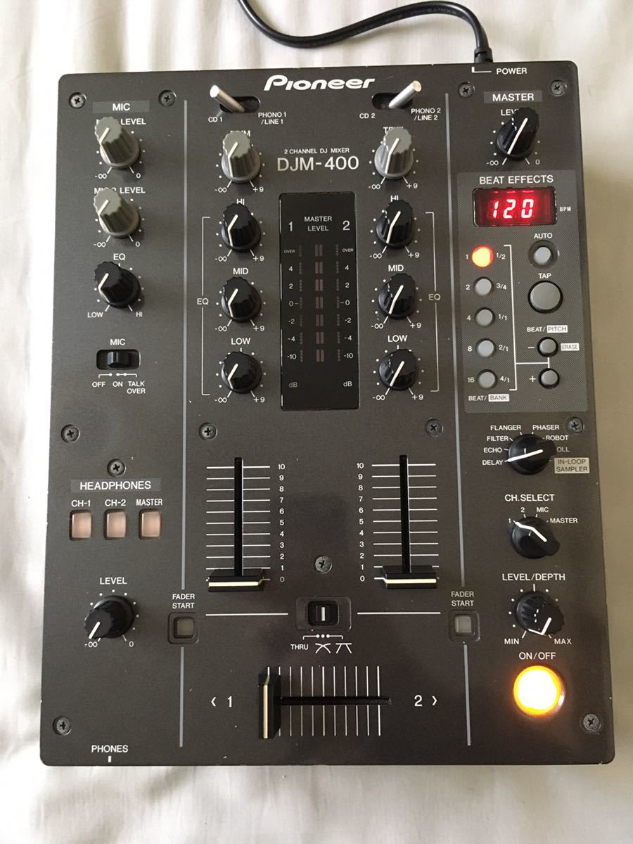 Pioneer DJM-350 動作確認済み クロスCHフェーダー交換済み - 楽器/器材