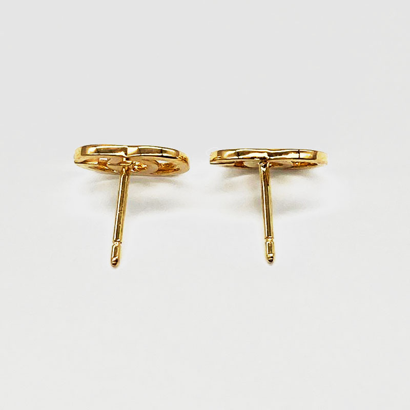 グッチ GUCCI GG スタッズ ピアス 750YG イエローゴールド ジュエリー