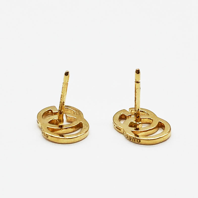 グッチ GUCCI GG スタッズ ピアス 750YG イエローゴールド ジュエリー