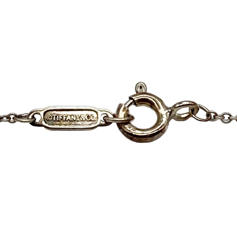 ティファニー TIFFANY&CO ナローリングネックレス チタン SV925