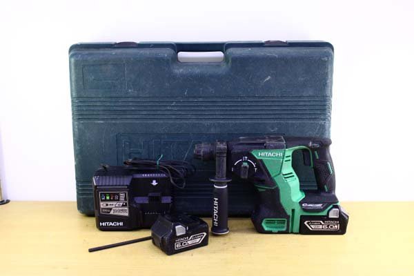 ○HITACHI 日立 DH18DBL コードレスロータリハンマドリル 26mm 18V 6.0