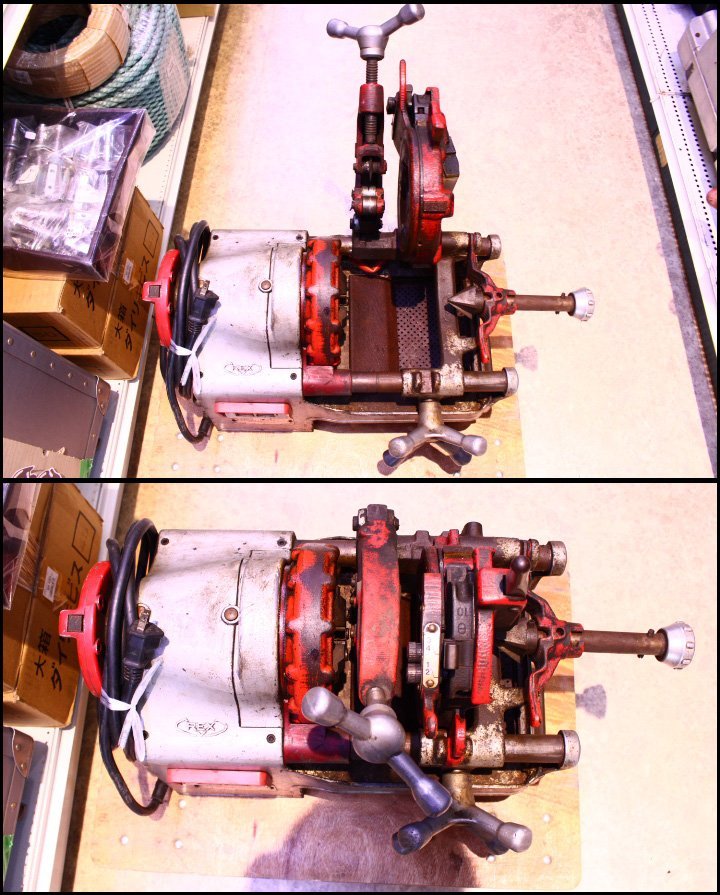 ○REX/レッキス N40A3 ねじ切り機 N40AⅢ パイプマシン ねじ加工 ○REX/レッキス N40A3 ねじ切り機 N40AⅢ パイプマシン ねじ加工