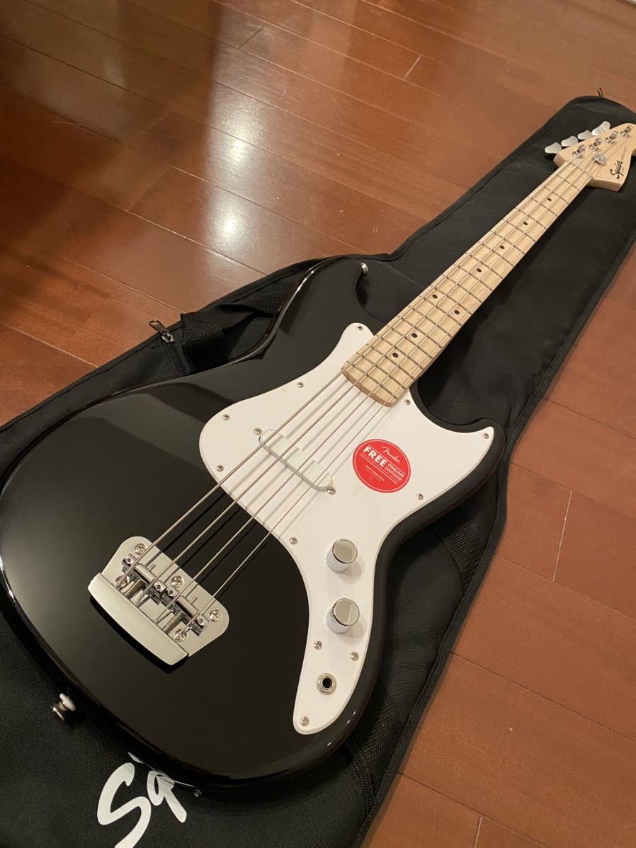 ほぼ新品!Squire Bronco Bass Black スクワイヤ ベース www.lram-fgr.ma