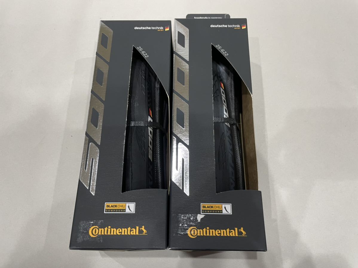 新品】Continental Grand Prix グランプリ 5000 25C (2本セット) 【25C