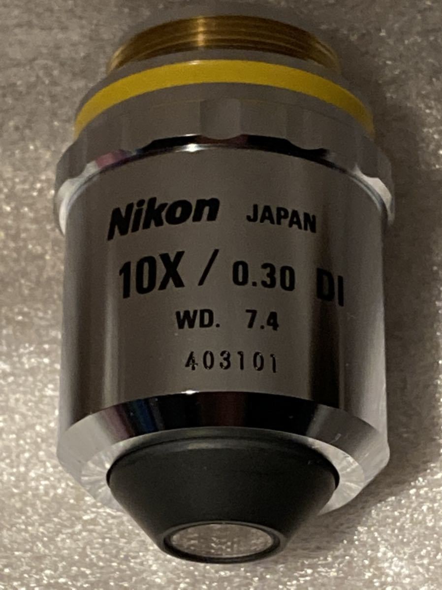 NIKON ニコン 顕微鏡 対物レンズ CF PLAN 10× 0.30 DI WD 7.4 /0 EPI