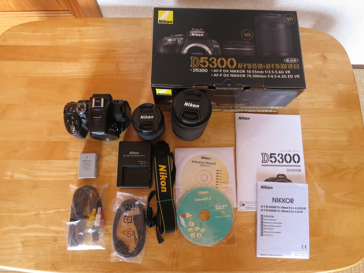 返品送料無料】 NIKON D5300 NIKKOR 18-55mm 機動しない バッテリー