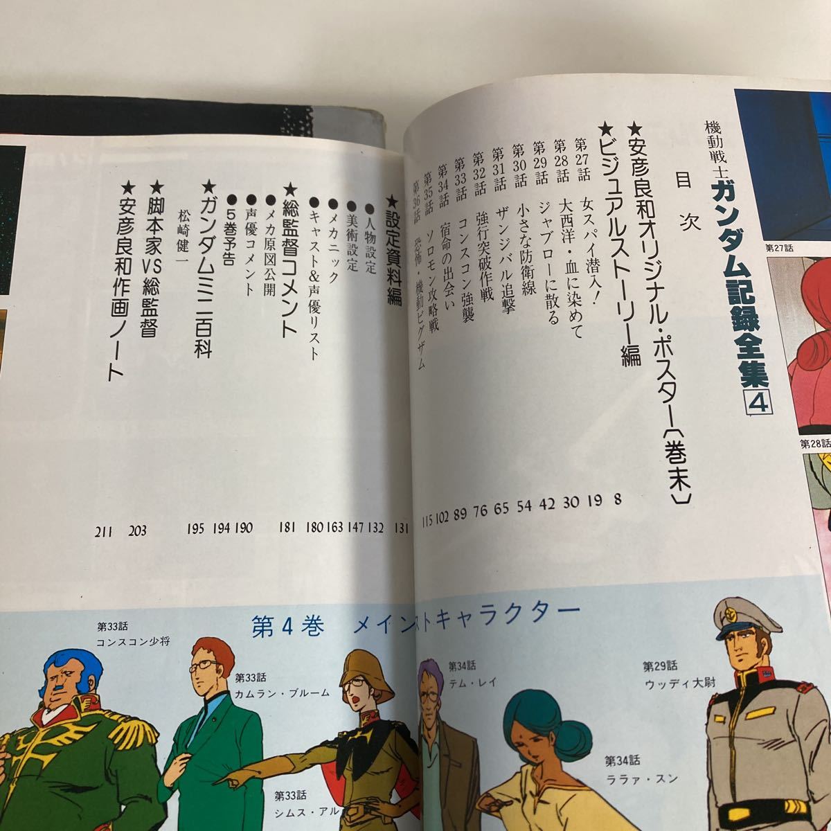 GUNDAM ガンダム 4巻と5巻 G5 初版 日本サンライズ 昭和55年 記録全集 売れ筋がひ！ 記録全集