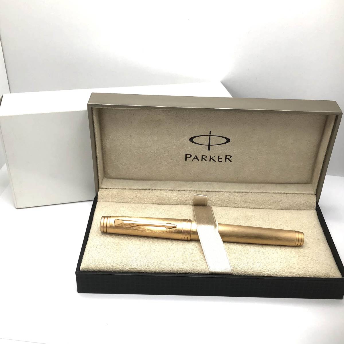 美品 パーカー PARKER プリミエ モノクローム PゴールドFP 万年筆 両用