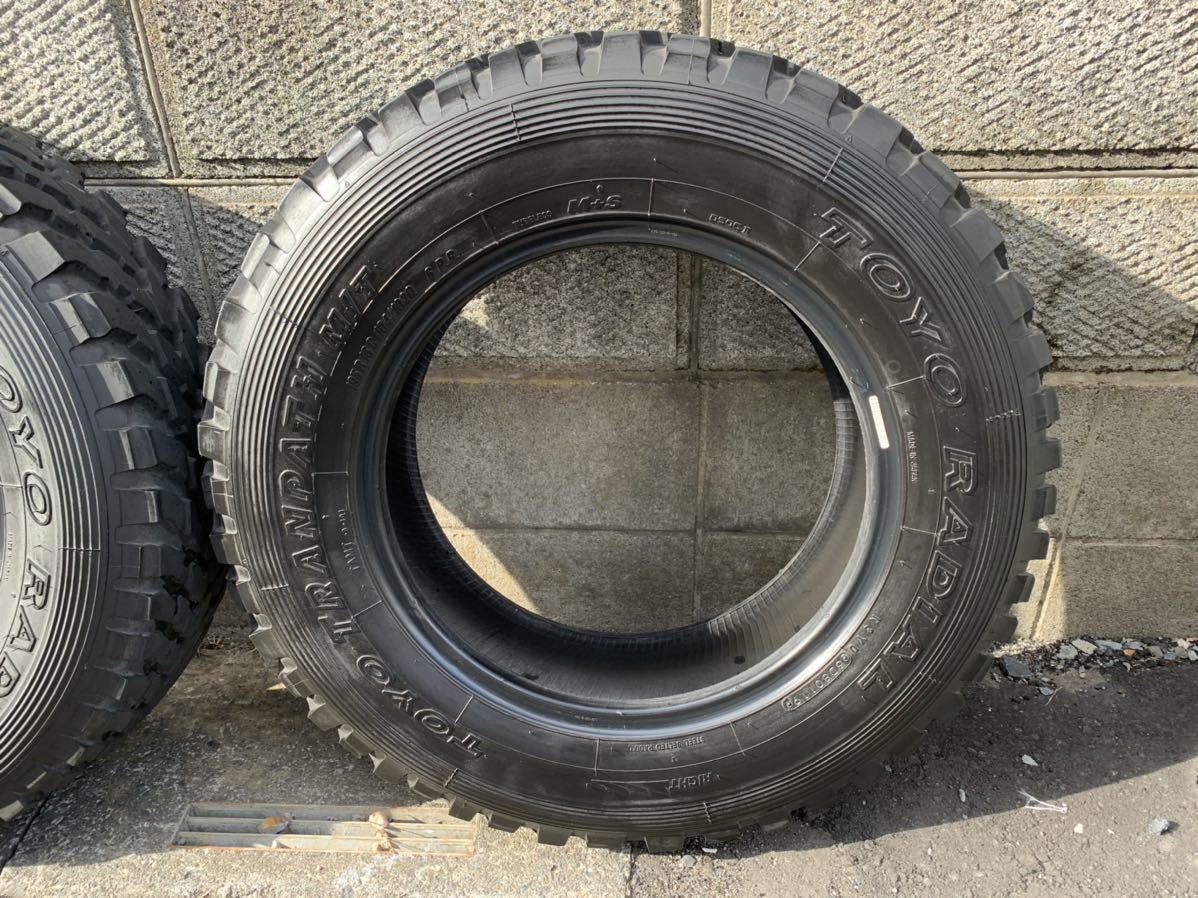 TOYO トーヨー トランパスM/T 195R16C 104/102Q 2019年製 ジムニー ja11 ja12 ja22 jb23 jb64 jb74 USED品 16インチ 4本セット_画像3