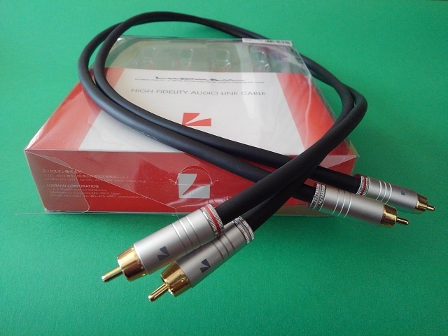 LUXMAN HIGH FIDELITY AUDIO LINE CABLE JPR-100 1.0m（pair）MADE IN JAPAN 