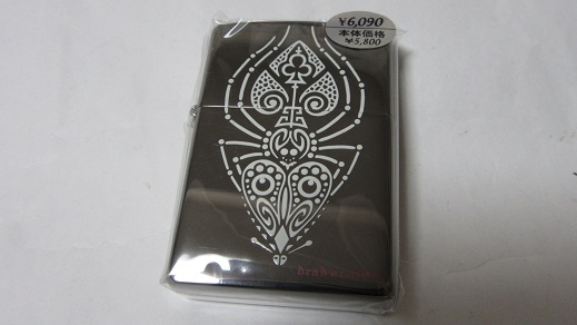 スパイダー デザイン Dead or alibe ZIPPO 　展示未使用品_画像1