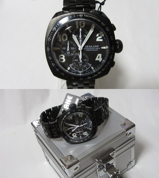 シーレーン 贅沢品 SEALANE 腕時計 人気の雑貨がズラリ！ 展示未使用品 SE22-BK