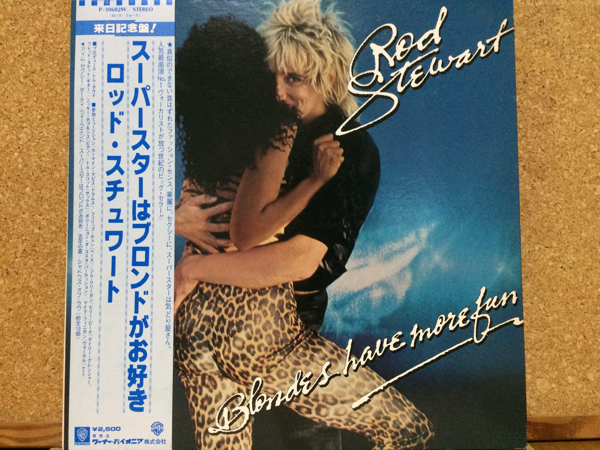 LP★ロッド・スチュワートRod Stewart ★スーパースターはブロンドがお好き☆帯_画像1