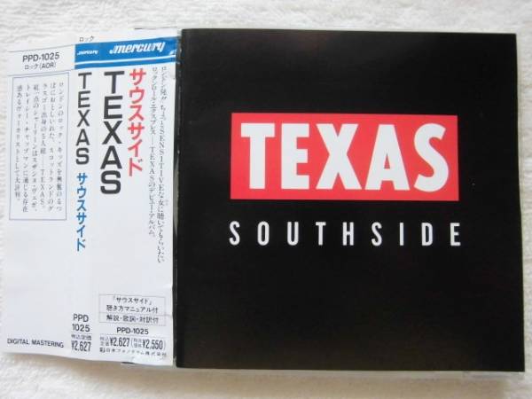 国内盤帯付/Texas/Southside/1989_画像1