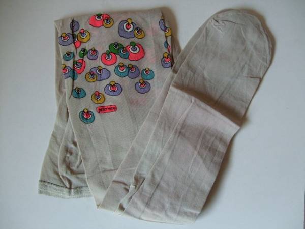 1970s Peter Max paints panty hose ピーターマックス パンティーストッキング for Burlington Cameo. 当時物　未使用品　_1970s Peter Max paints panty hose