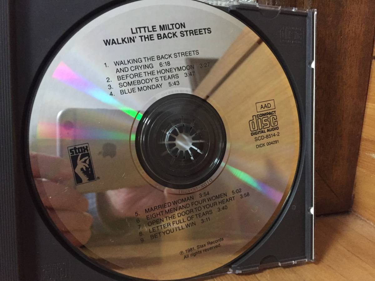リトル・ミルトン (LITTLE MILTON) － WALKIN' THE BACK STREETS　CD