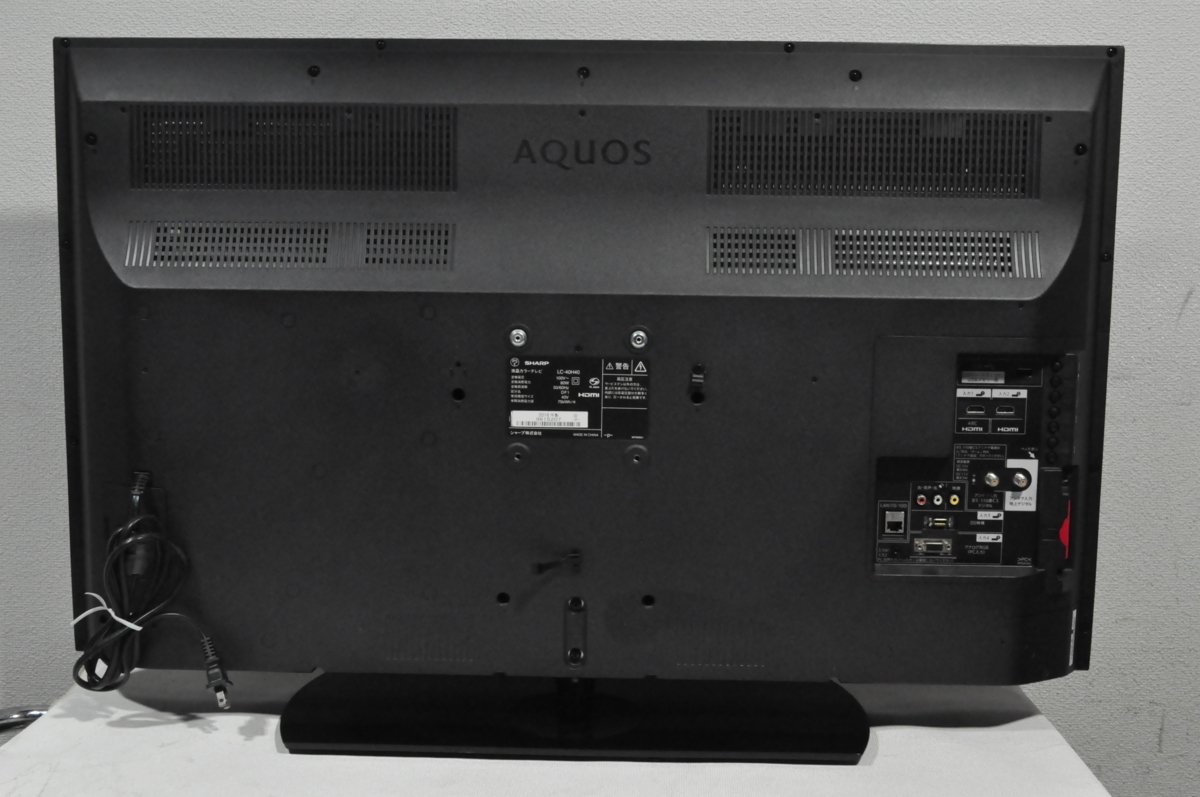 Yahoo!オークション - シャープ 液晶テレビ AQUOS LC-40H40 [40 Yahoo!オークション - シャープ 液晶テレビ AQUOS LC-40H40 [40