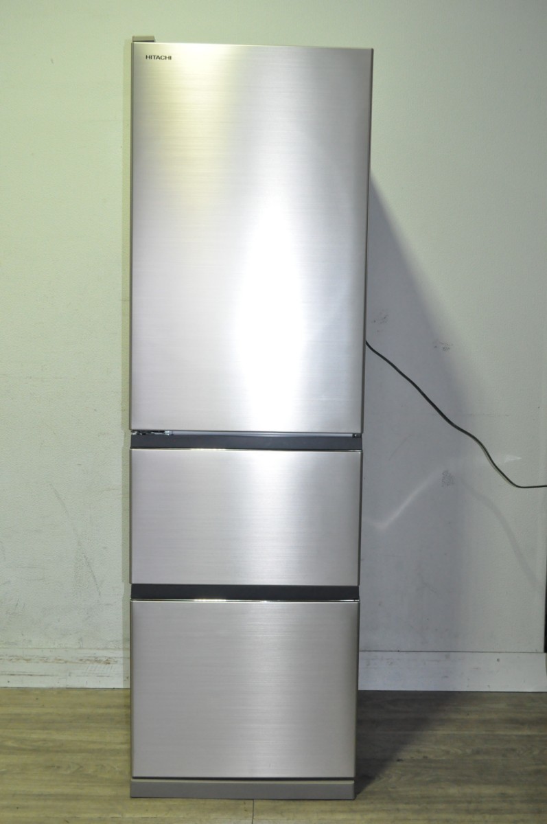 1円スタート・美品】日立 HITACHI ノンフロン冷凍冷蔵庫 R-V32KVL(N