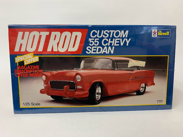 Revell 55 シボレー ベルエア 1/25 レベル＊Rat Hot Rod インパラ ローライダー カスタム Kustom ホットロッド Mooneyes 50's ムーンアイズ_画像5